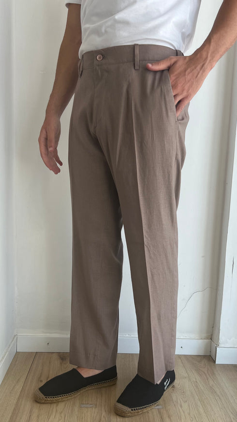 PANTALONE IN LINO